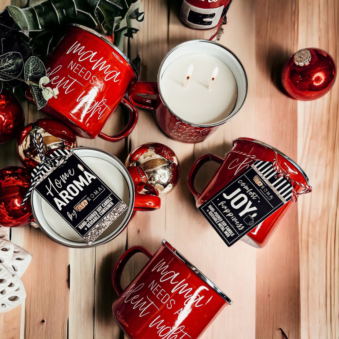 16oz Holiday Candle Mug - My American Goods