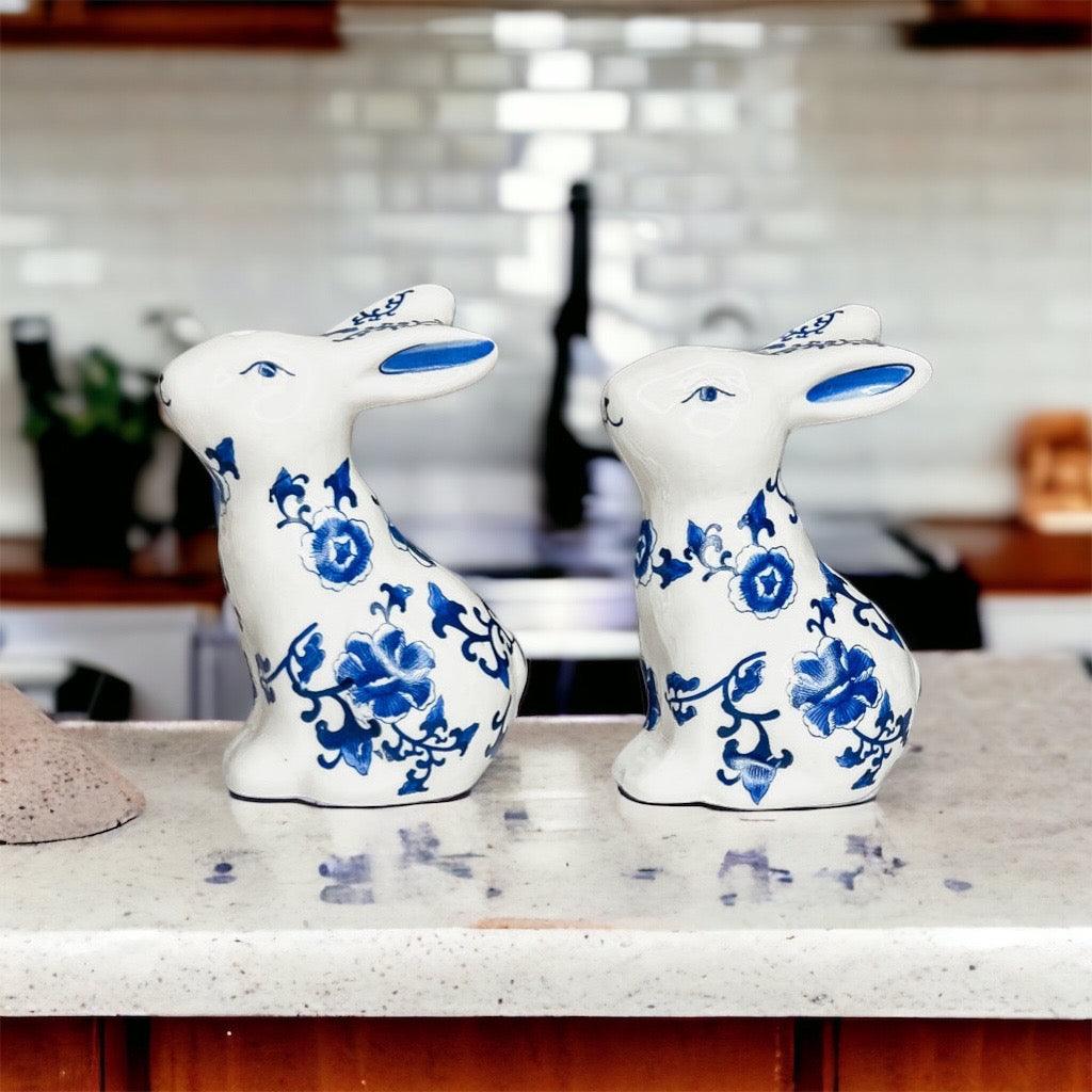 Gia Roma Kitchen Acessories Blue Bunny Shakers