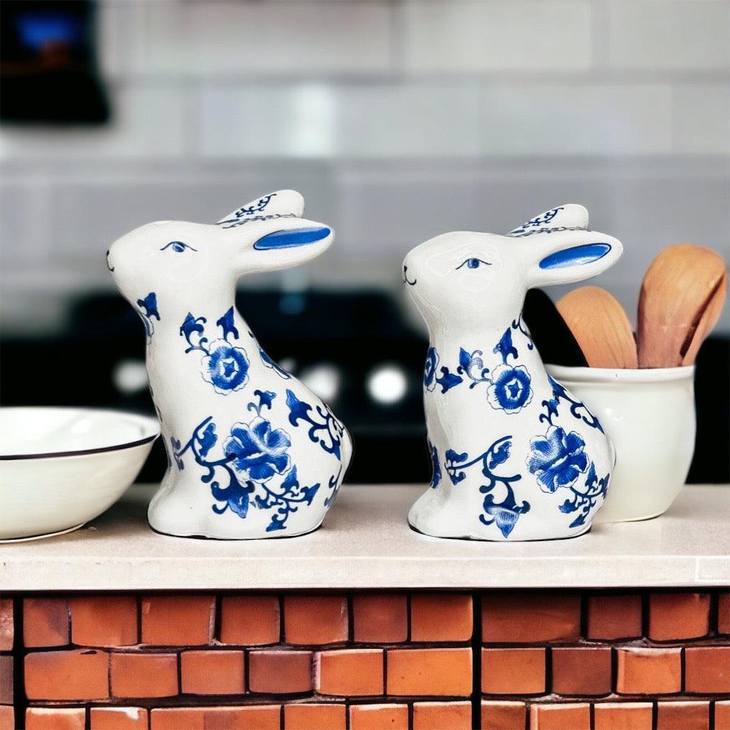 Gia Roma Kitchen Acessories Blue Bunny Shakers