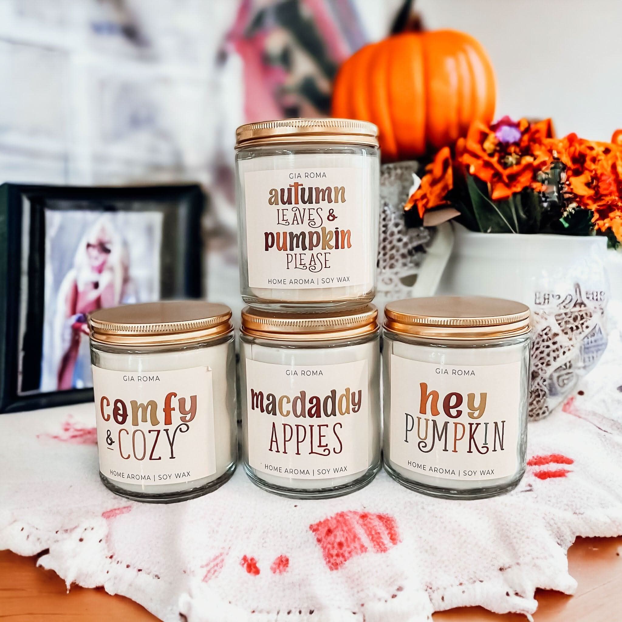 Gia Roma Candle Baked Pumpkin Candle