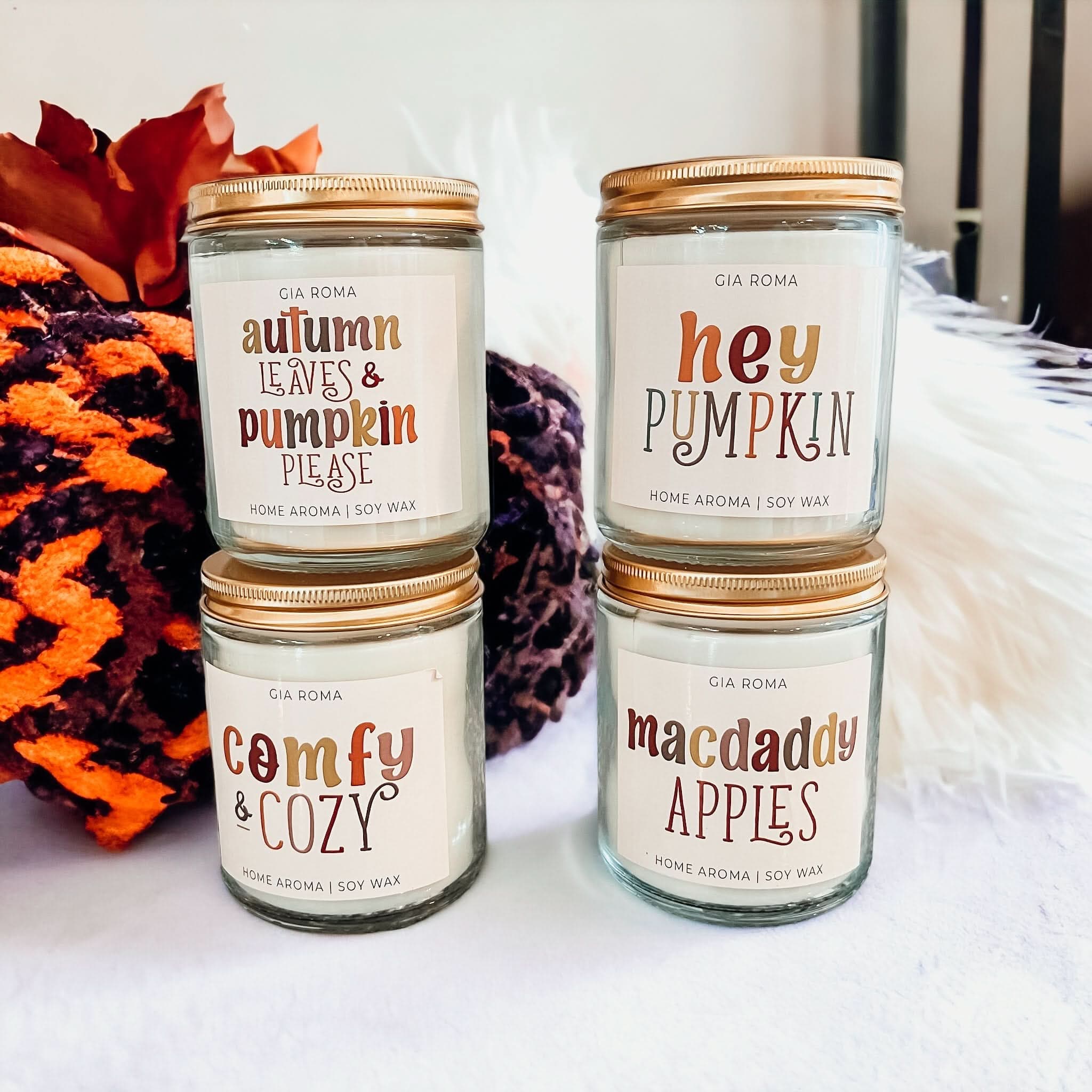 Gia Roma Candle Toasted Pumpkin Candle