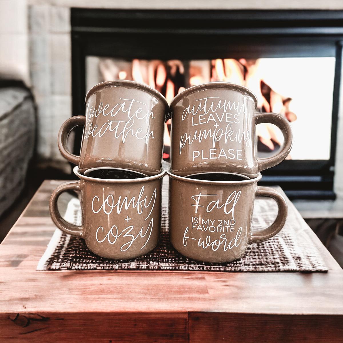 Gia Roma Coffee Mug Autumn Leaves Mug