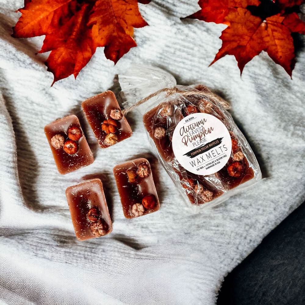Gia Roma Fall Pumpkin Pecan Waffles