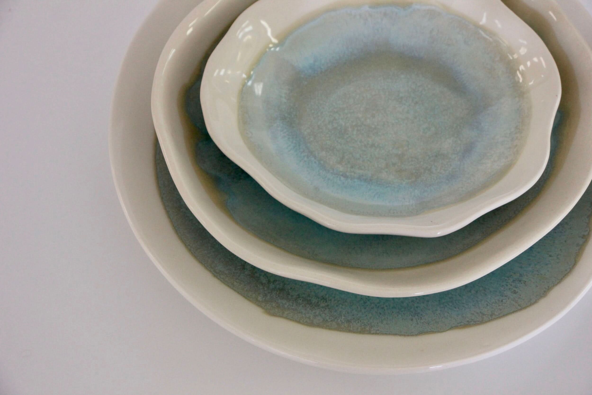 prodigalpottery Ceramic Sea Spray Artisan Pasta Bowl