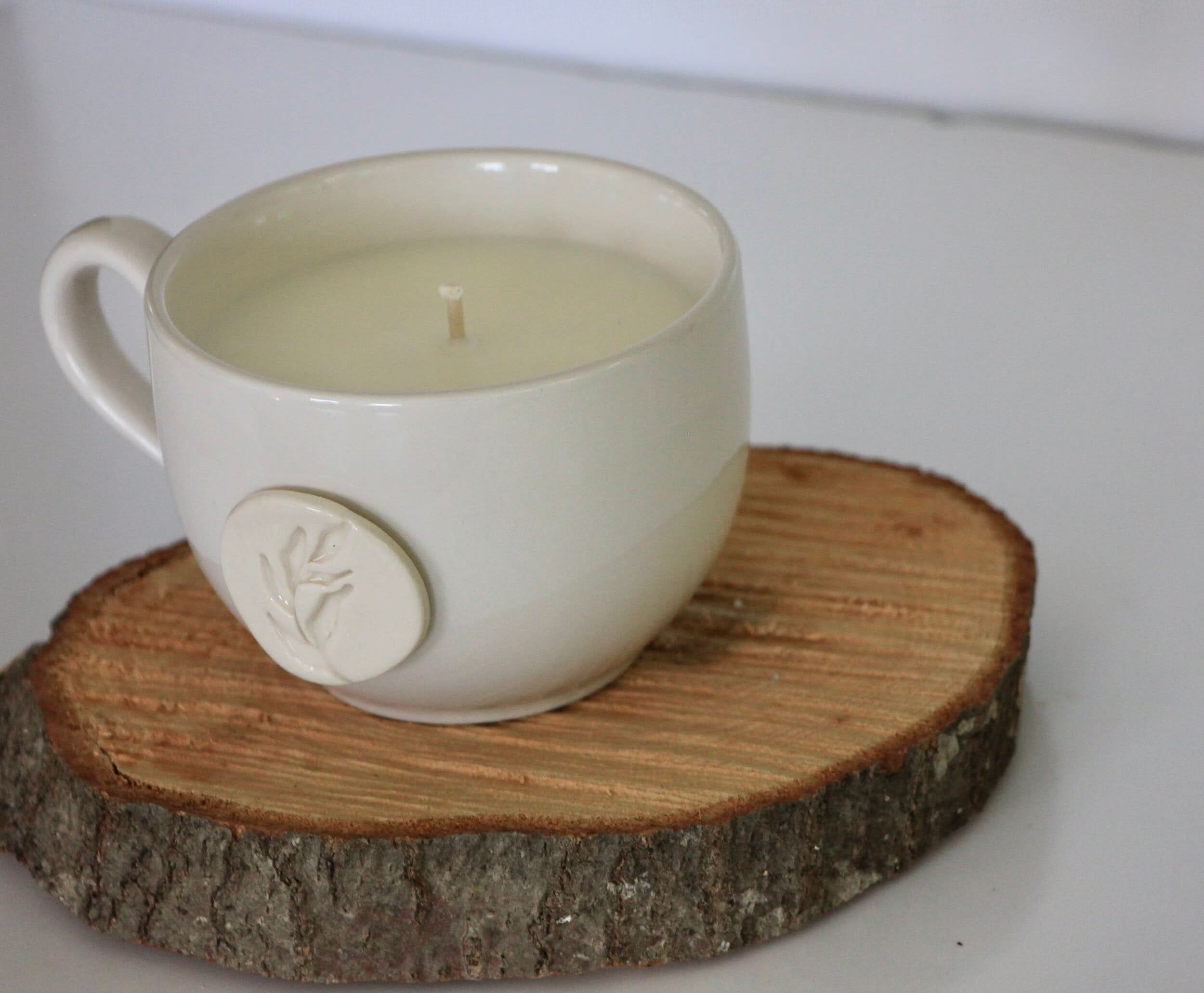 prodigalpottery Ceramic Community Naturals Mug Candle