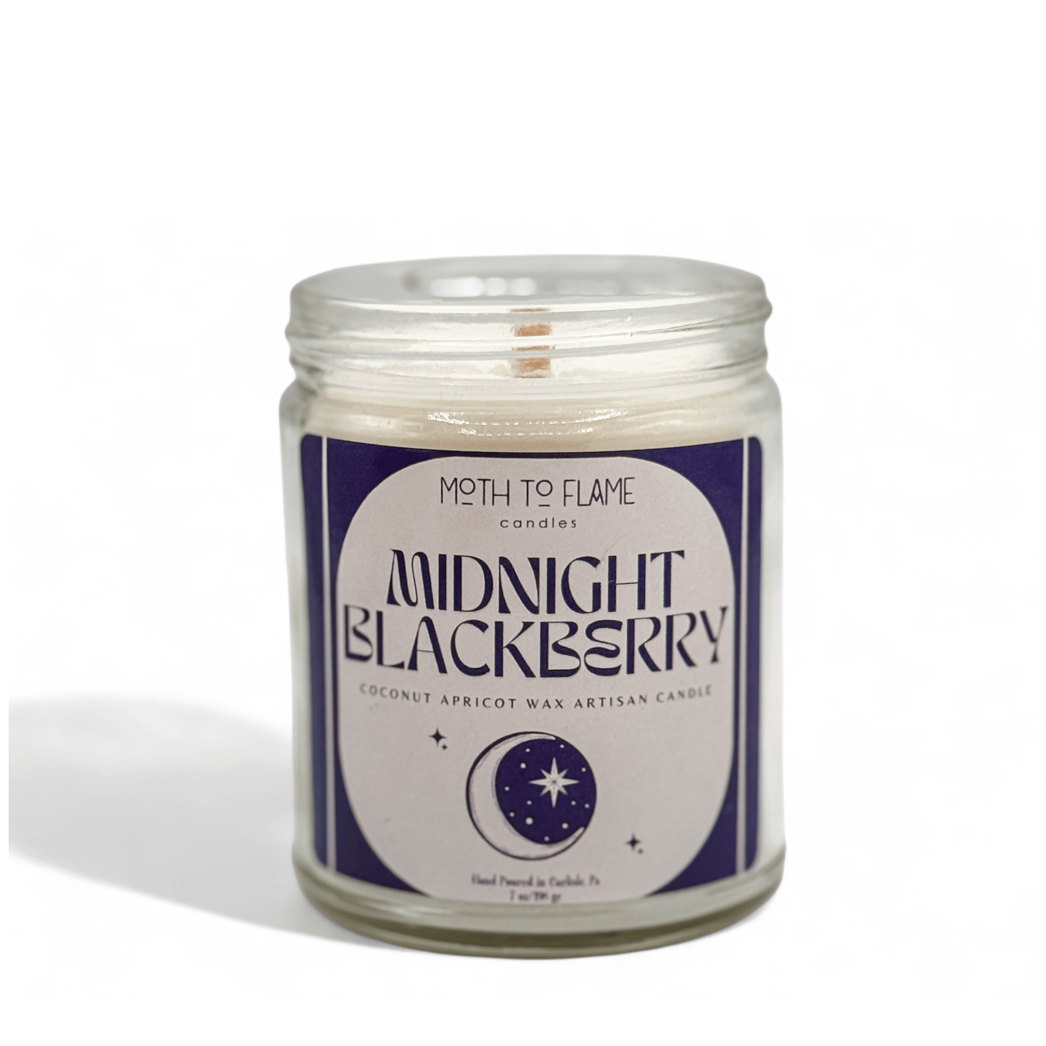 Moth to Flame Candles Container Midnight Blackberry – 7 oz Candle