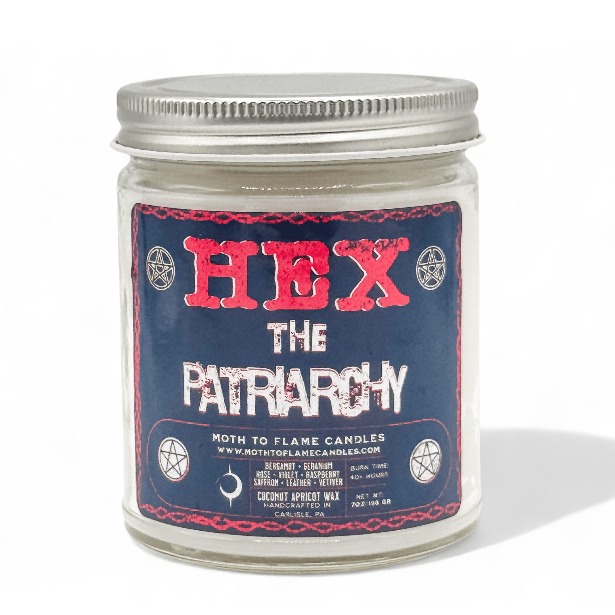 Moth to Flame Candles Candles Hex the Patriarchy – 7 oz Candle