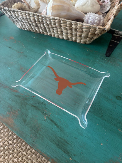 Texas Longhorns Acrylic Tray