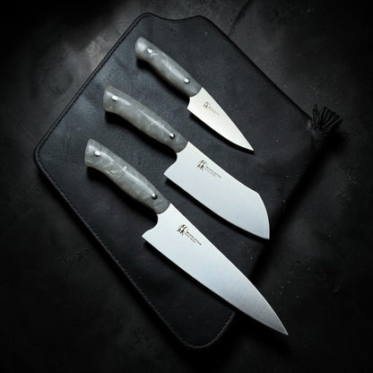 Pearl Echo Set - Chef, Santoku and Paring