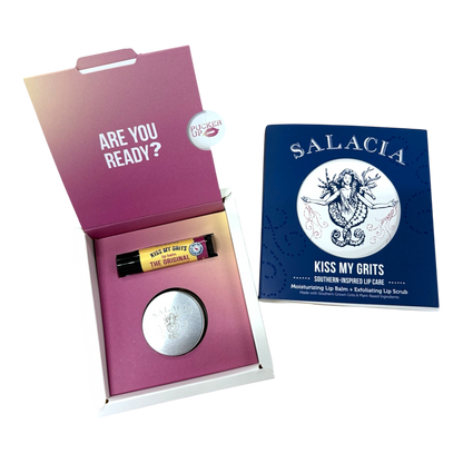 Original Kiss My Grits Lip Balm and Exfoliating Lip Scrub Duo