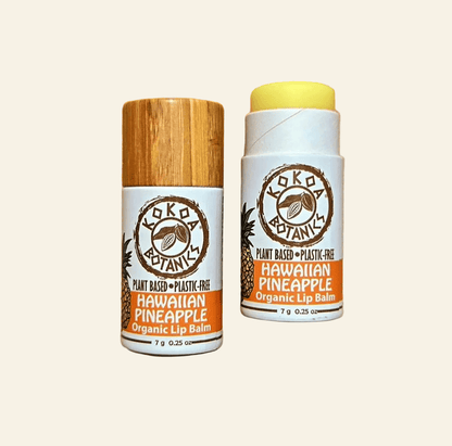Hawaiian Pineapple - Natural Organic Lip Balm - Vegan - Plastic-Free  .25 oz