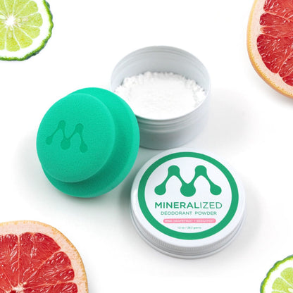 Mineralized Deodorant Deodorant Pink Grapefruit + Bergamot Mineralized Full-Size Deodorant Powder