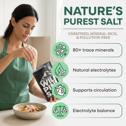 Wild Foods Salt Himalayan Pink Salt – Mineral-Rich Gourmet Salt for Flavor &amp; Health