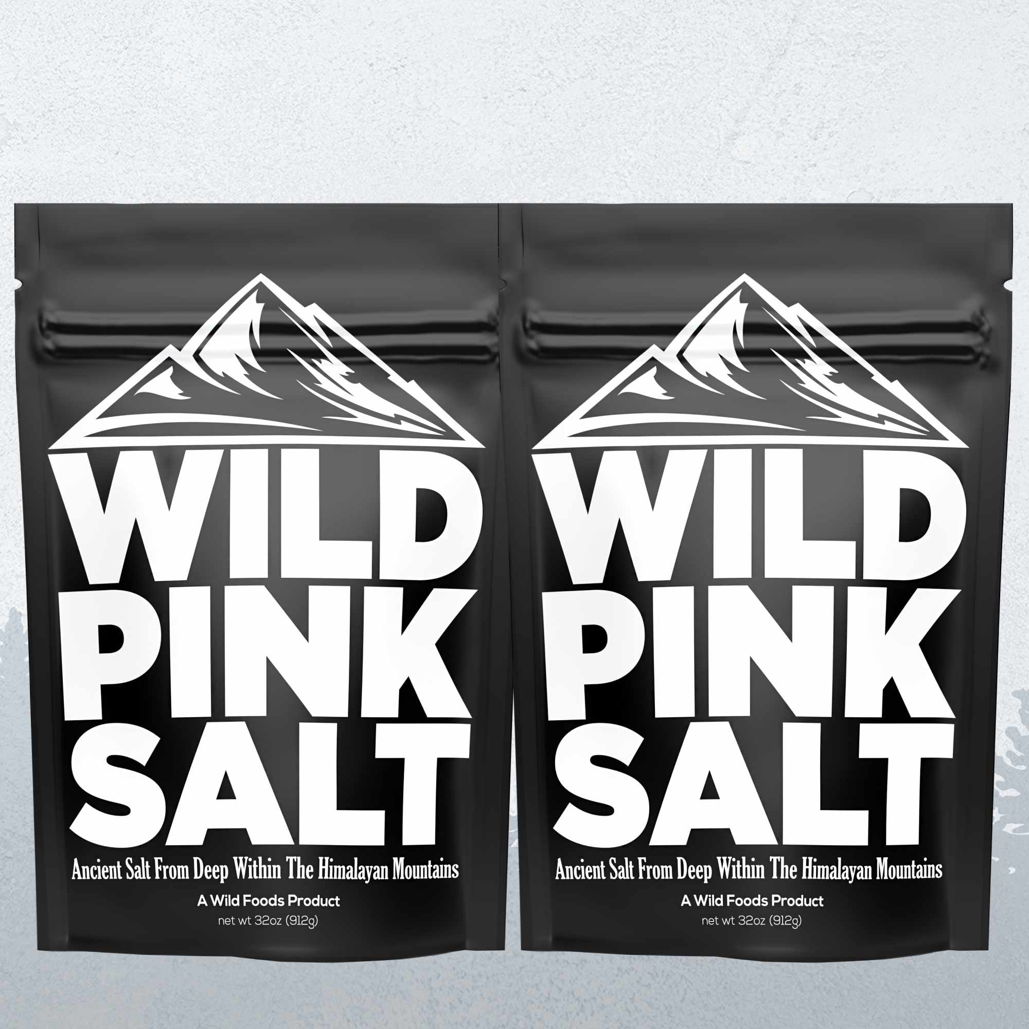 Wild Foods Salt 2x - 32oz Fine (Save $5!) Himalayan Pink Salt – Mineral-Rich Gourmet Salt for Flavor &amp; Health