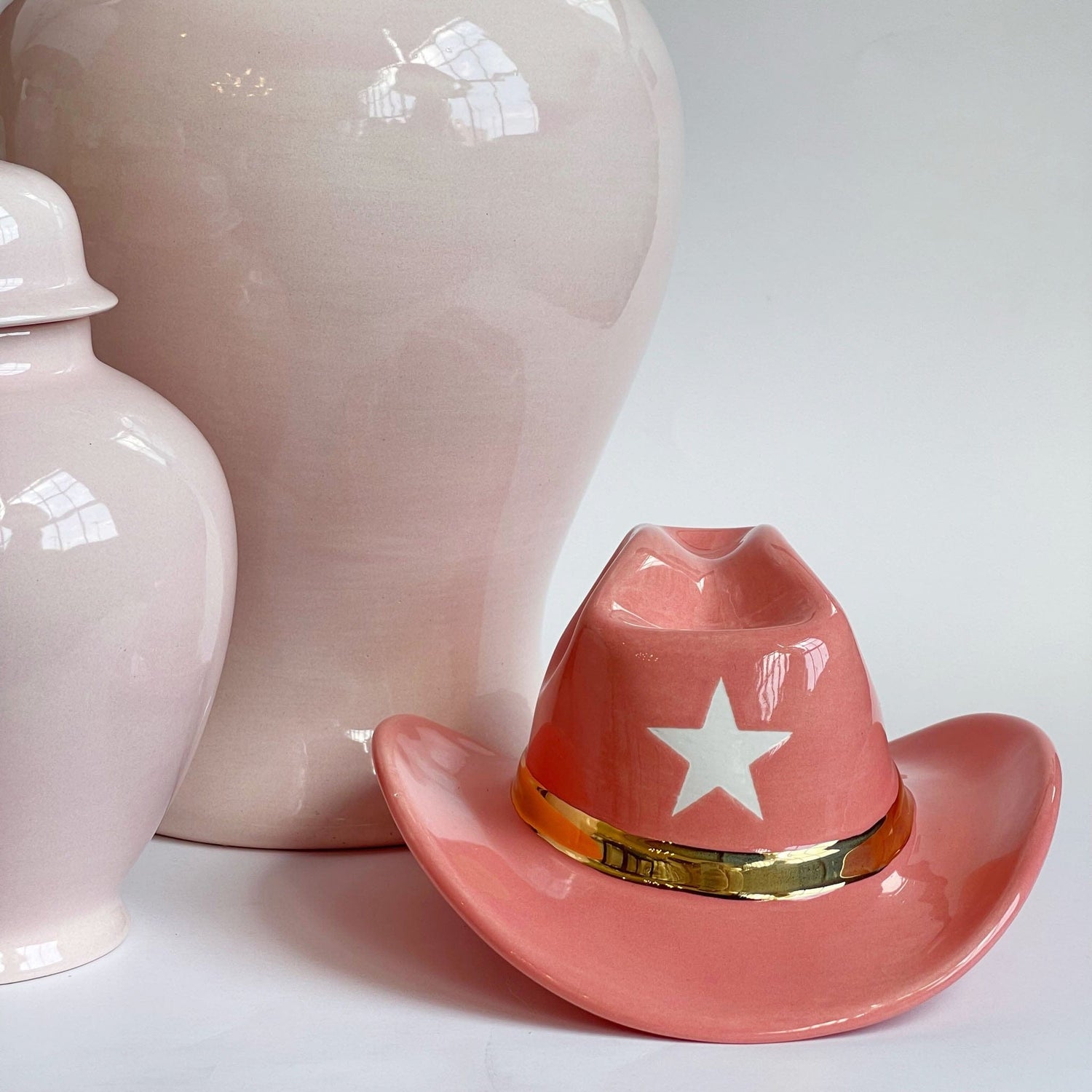 Ruby Clay Company Cowboy Hat Ceramic