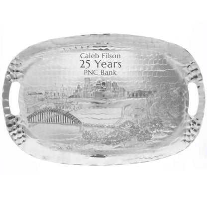 Pittsburgh Skyline Luncheon Tray
