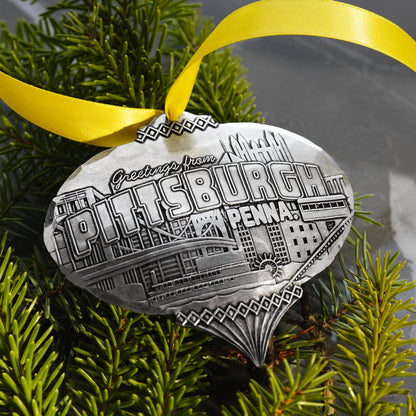 Greetings from Pittsburgh Ornament