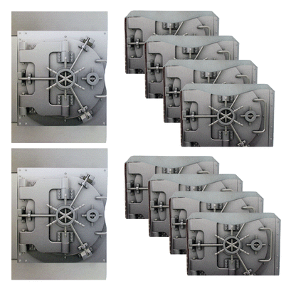 Rogue Industries RFID Sleeve Platinum Vault - 8 Credit Card Sleeves Pack + 2 Passport Sleeves RFID Blocking Credit Card Sleeves - Platinum Vault