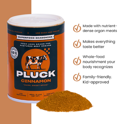 Pluck Cinnamon - Animal-Based Superfood Seasoning