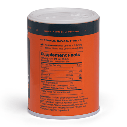 Pluck Seasoning Shaker Pluck Habanero Lime – Animal-Based Superfood Seasoning