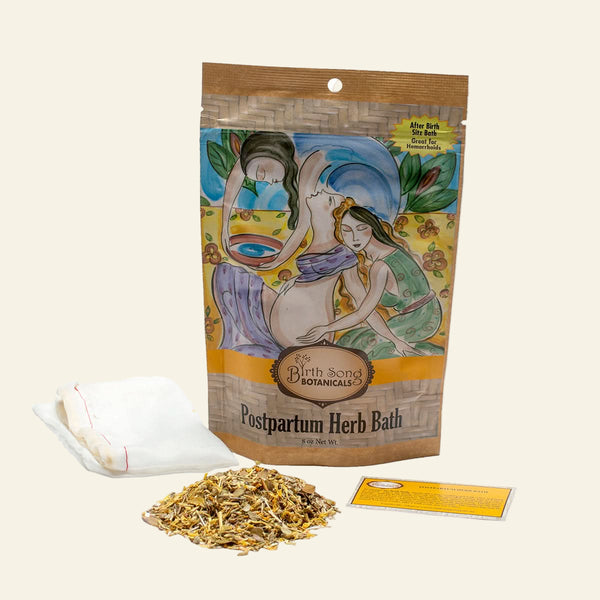 Postpartum Herb Bath- Sitz Bath Soak for Postpartum Recovery, Perineal Care, Soothes Hemorrhoids and After Birth Support for Mom and Baby 8 oz. - My American Goods