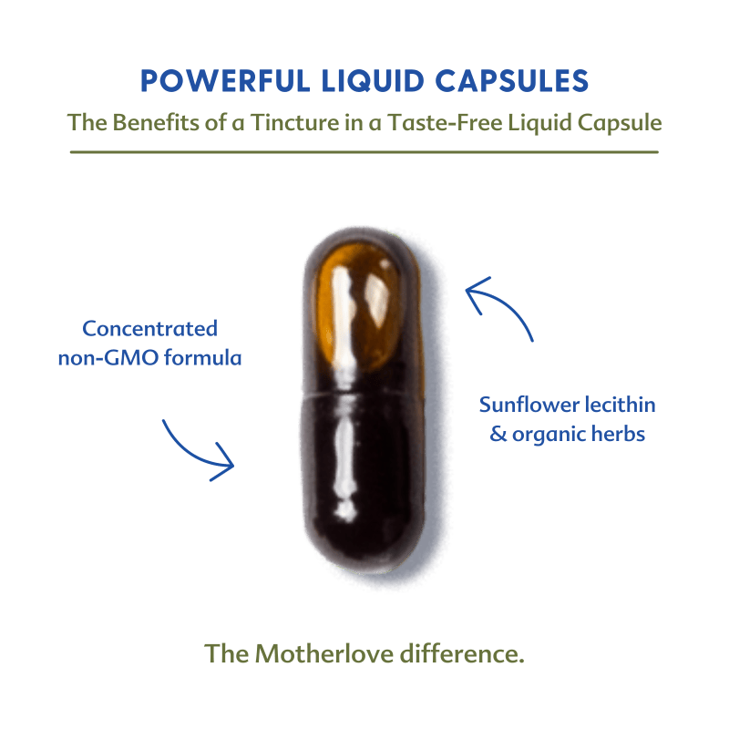 Motherlove Herbal Company Breastfeeding More Milk® Moringa - Liquid Capsules