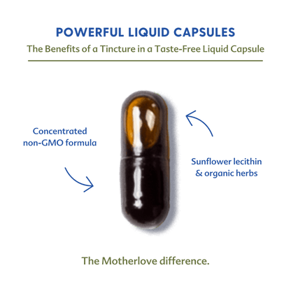 Motherlove Herbal Company Breastfeeding More Milk® Moringa - Liquid Capsules