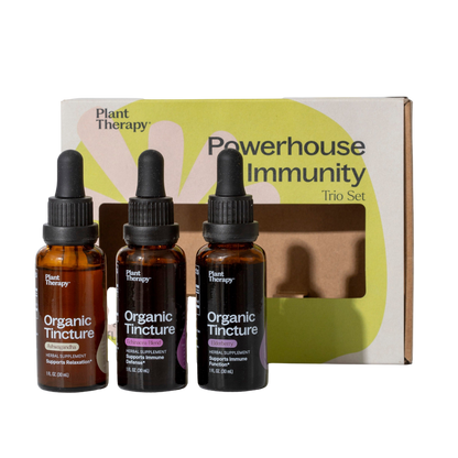 Plant Therapy Supplement Powerhouse Immunity Tincture Trio Set