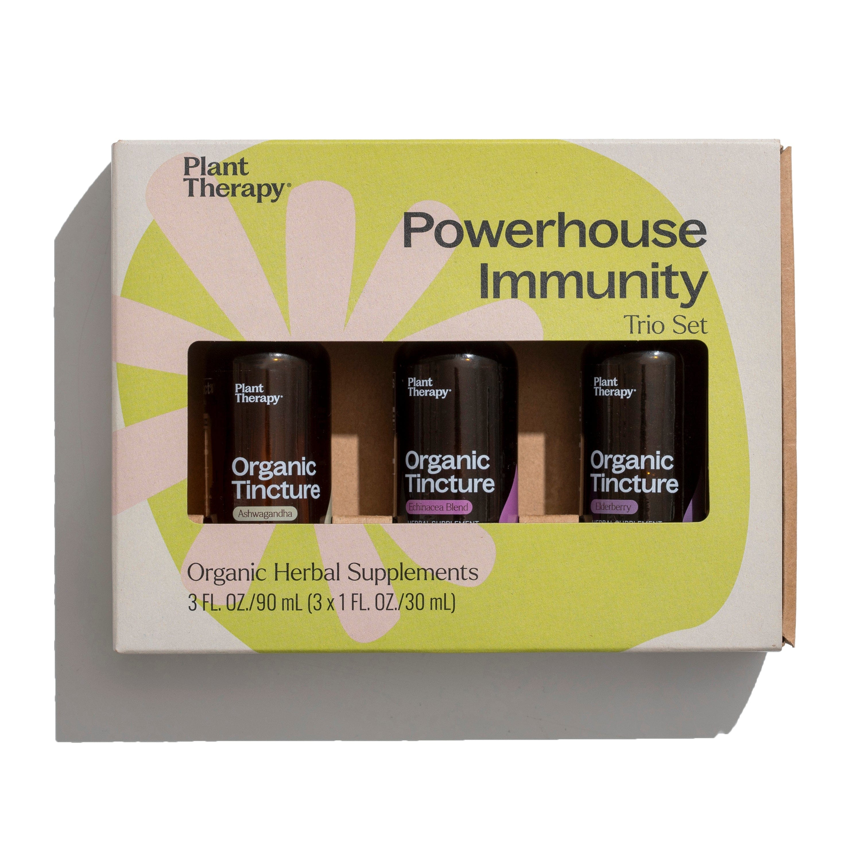 Plant Therapy Supplement Powerhouse Immunity Tincture Trio Set