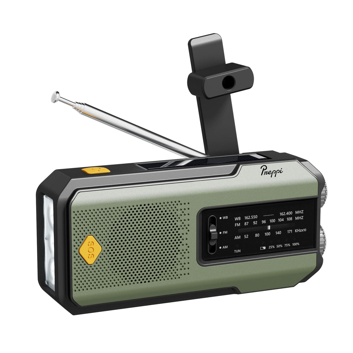 Preppi | Solar Phone Charger &amp; Emergency Radio