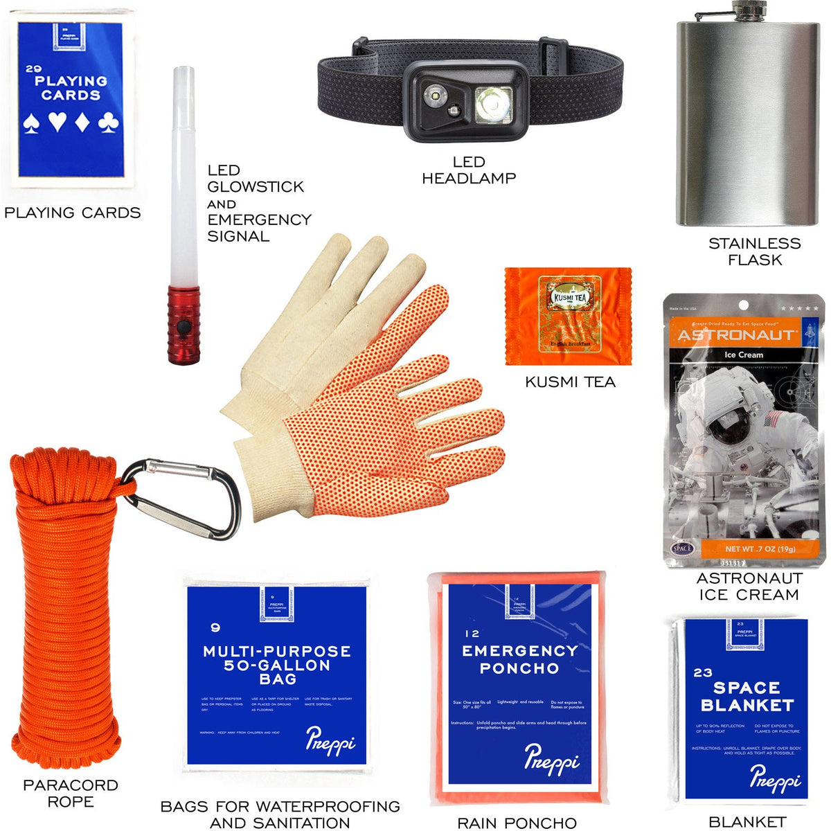 Preppi | The Prepster Advanced Fireproof Backpack | 3-Day Emergency Kit