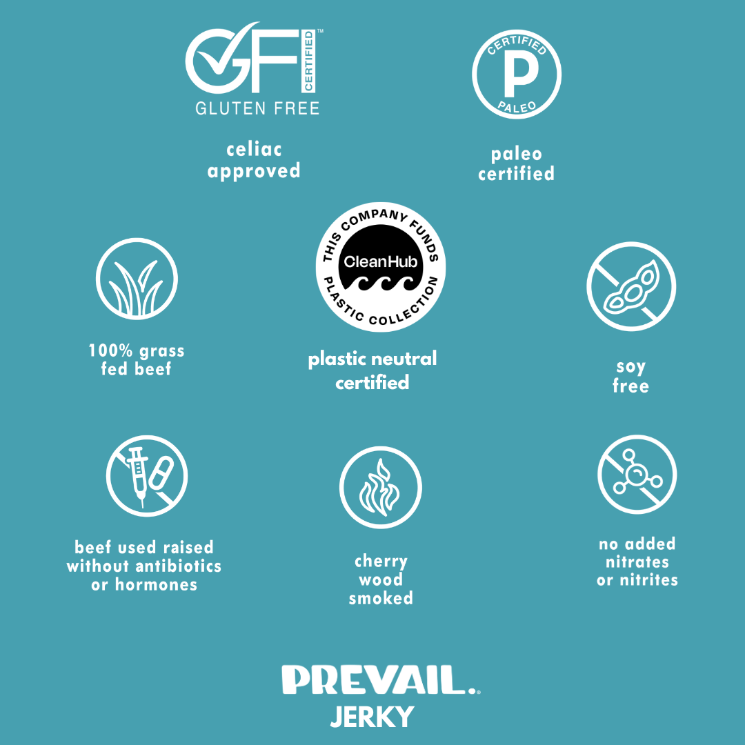 PREVAIL Jerky Jerky Taco Tuesday Beef Jerky Single Serve 8 pack