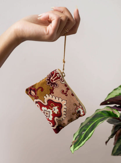 Boho Velvet Mini Pouch - My American Goods