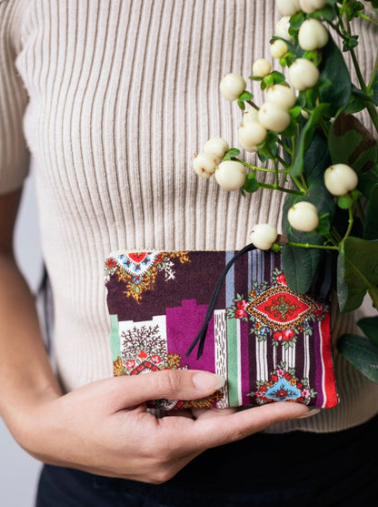 Geo Paisley Mini Pouch - My American Goods