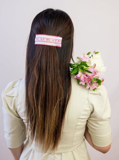 Spring in Sweden Vintage Ribbon Hair Clip - My American Goods