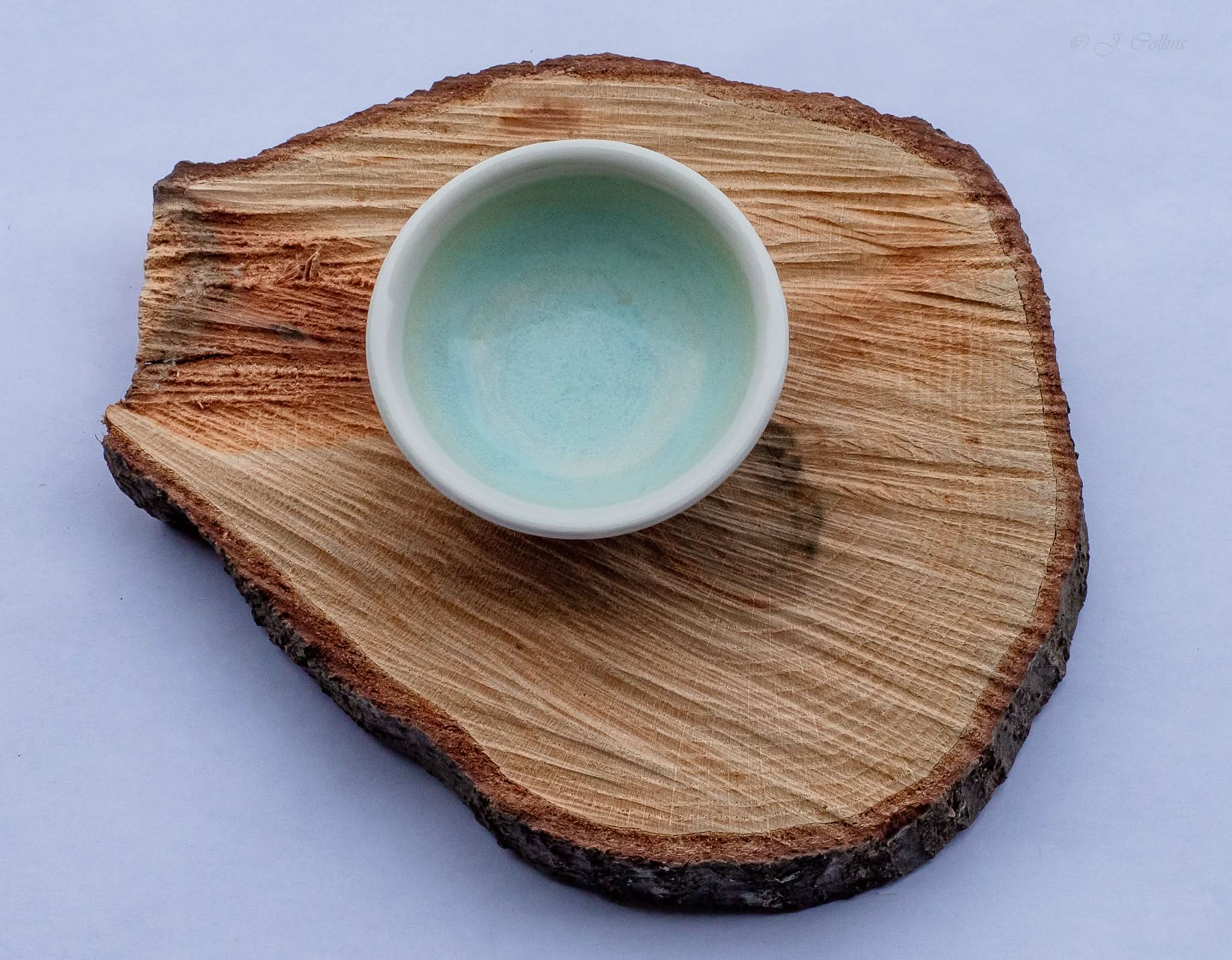 prodigalpottery Ceramic Sea Spray / Set of 4 Green Sapphire Mini Artisan Sauce Cup