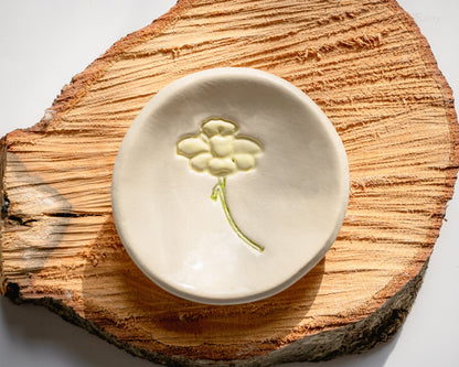 Birth Flower Ring Dish - My American Goods
