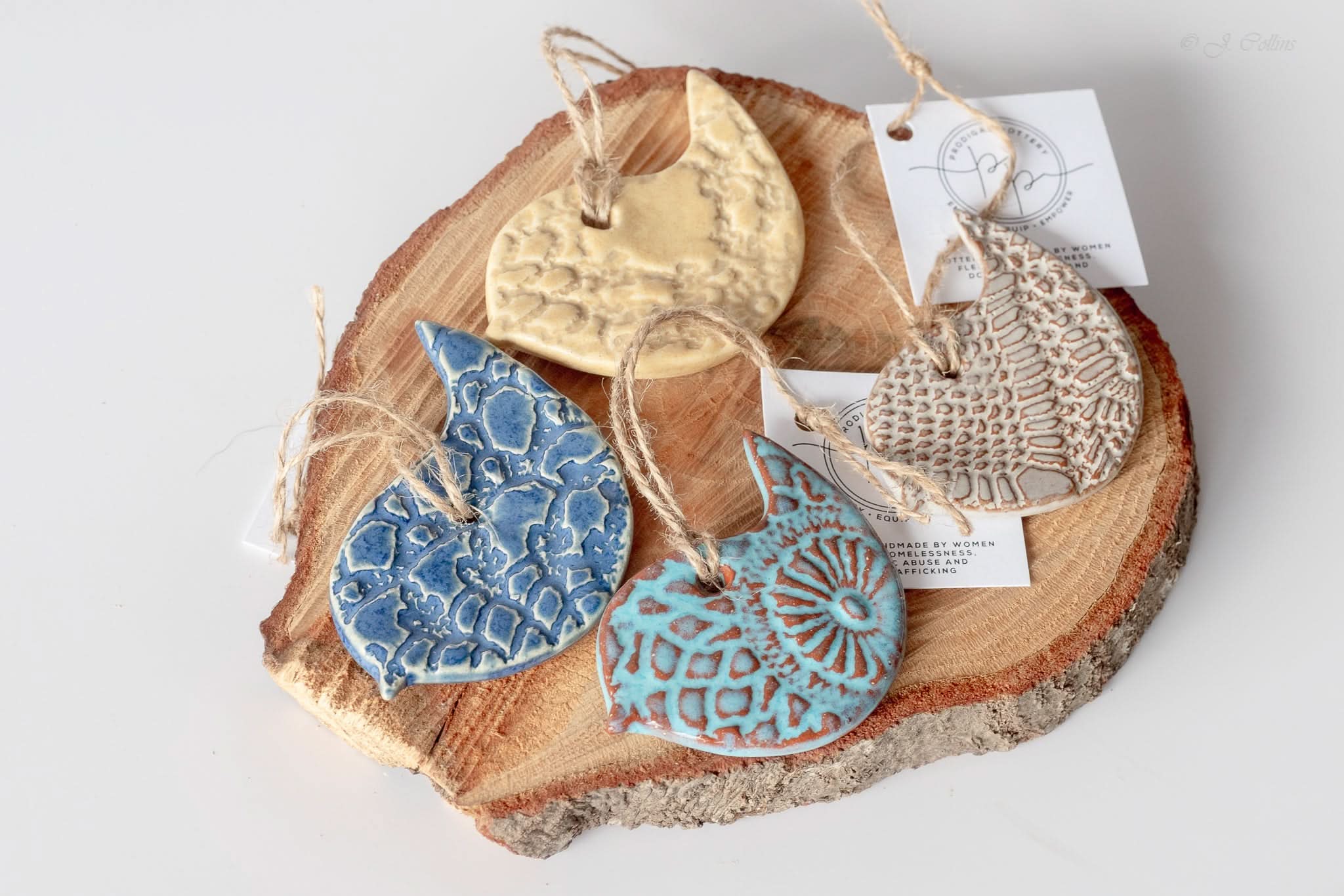 prodigalpottery Ceramic Bird Ornament