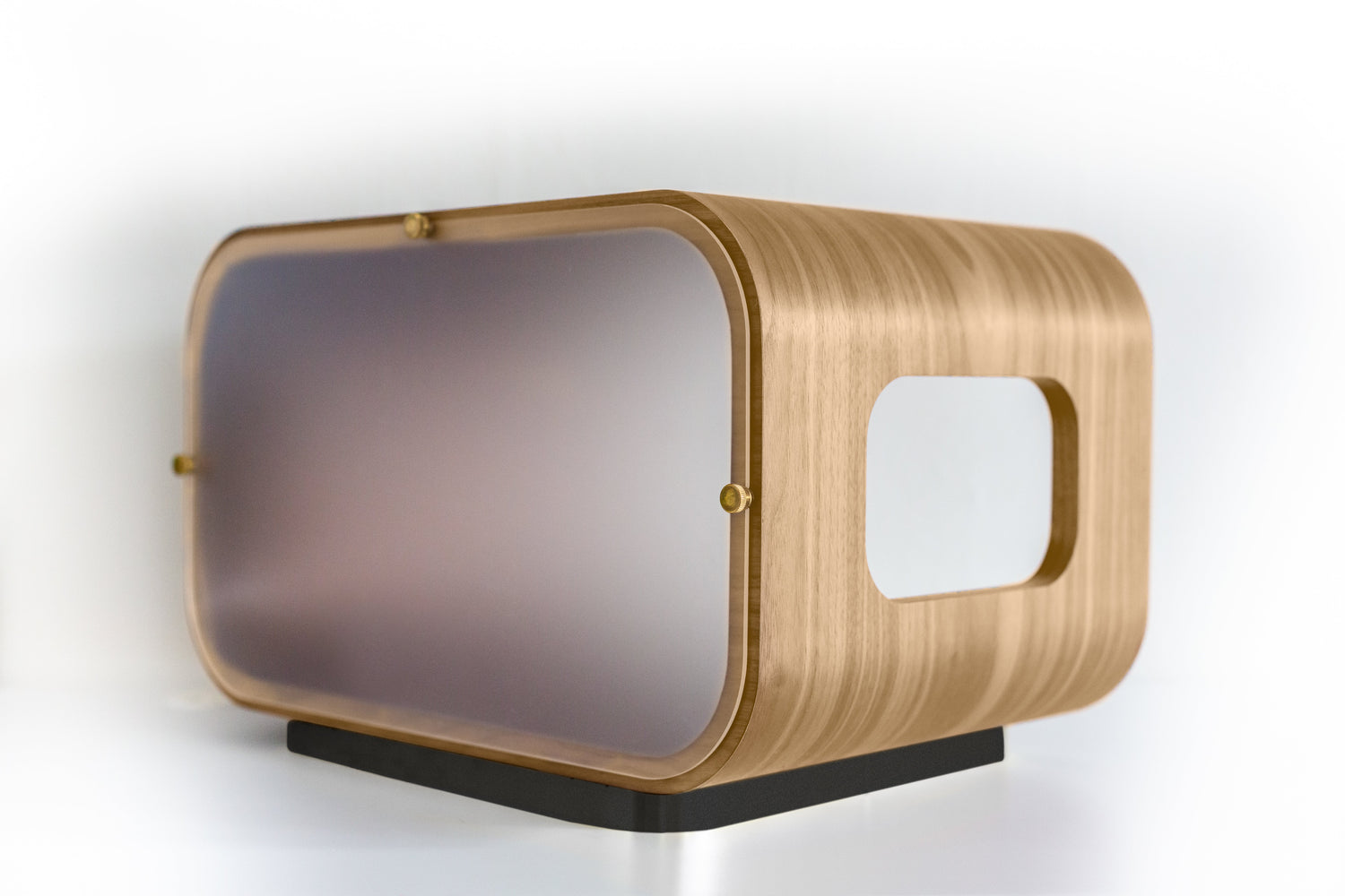 The LUNA Bed in White Oak - My American Goods