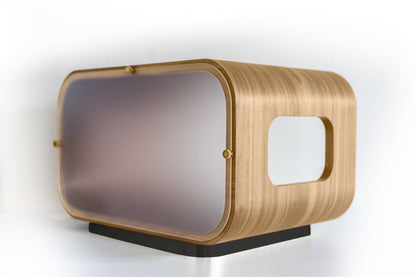 The LUNA Bed in White Oak - My American Goods