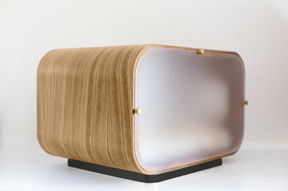 The LUNA Bed in White Oak - My American Goods