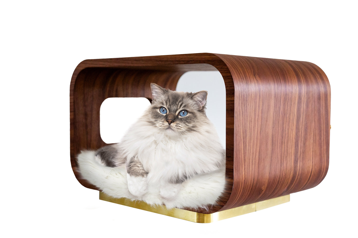 The LUNA Bed in Walnut - My American Goods