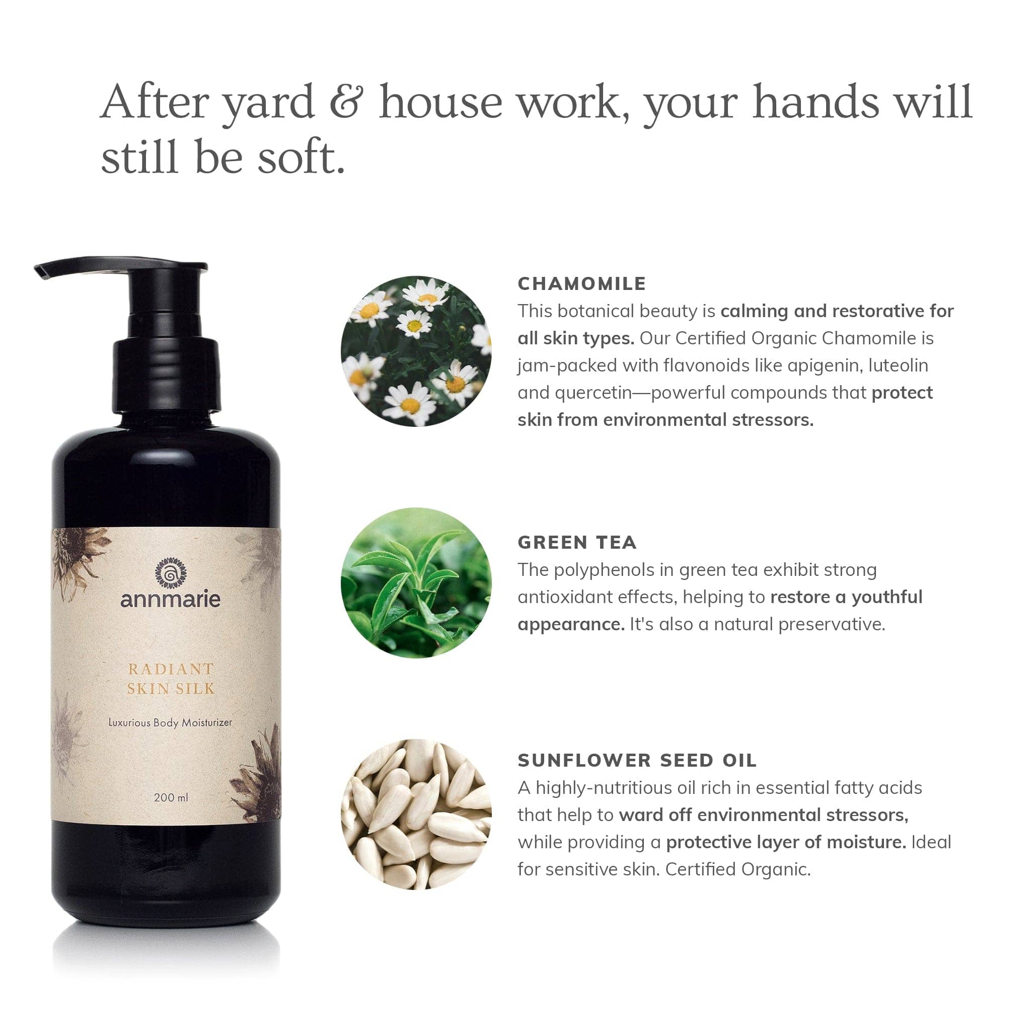 Annmarie Skin Care HIDDEN Radiant Skin Silk Body Lotion (200ml)