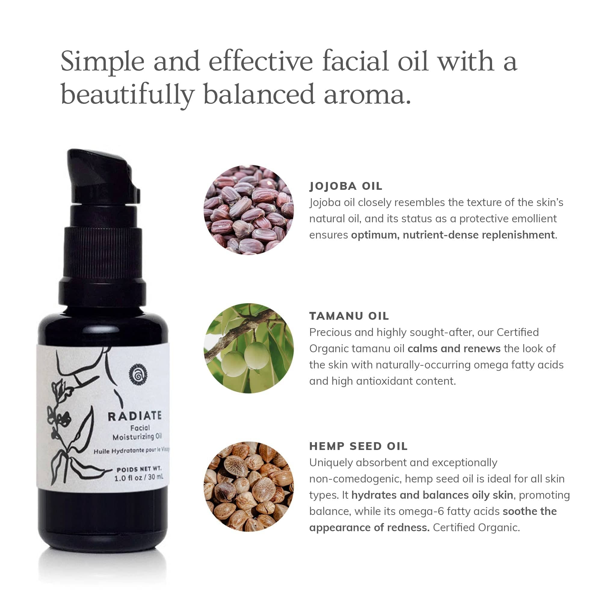 Annmarie Skin Care HIDDEN Radiate - Facial Moisturizing Oil (30 ml)