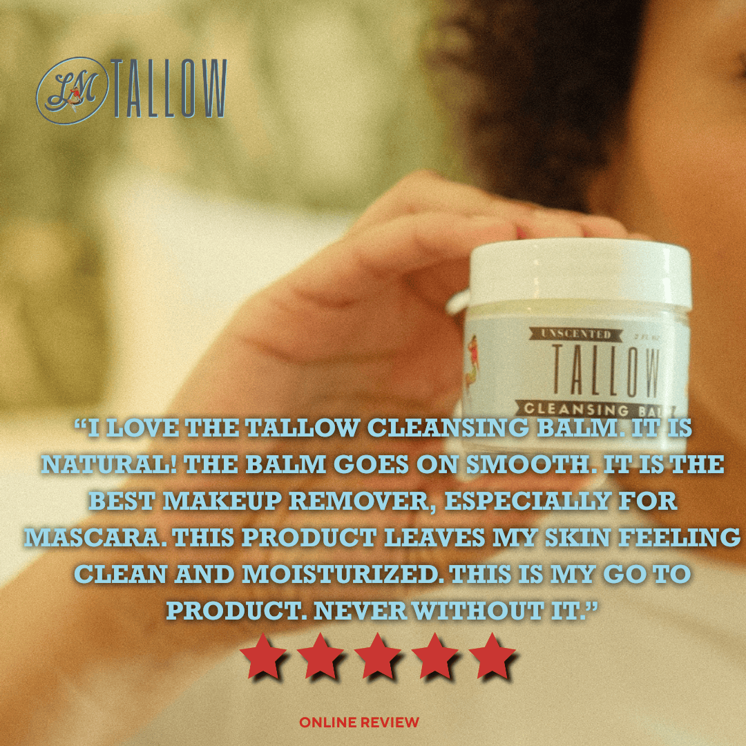 Lady May Tallow Body Cream/Lotion Unscented Tallow Cleansing Balm