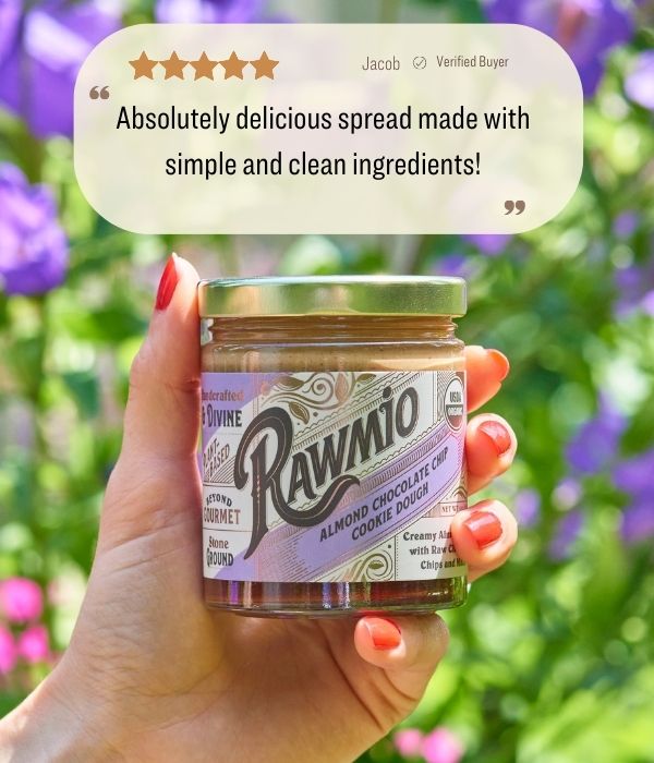 Almond Chocolate Chip Cookie Dough Spread