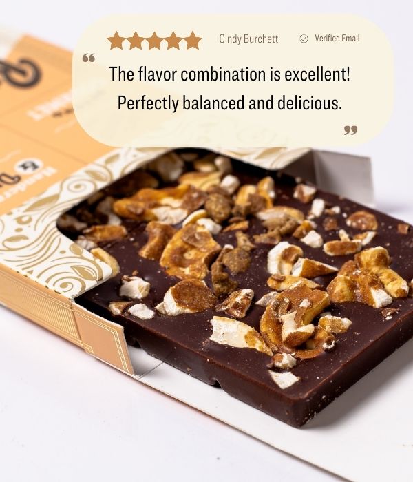 Coconut Caramel &amp; Crushed Cashew Bark