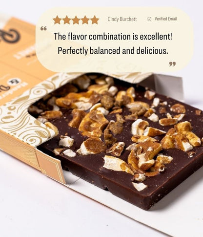 Coconut Caramel &amp; Crushed Cashew Bark