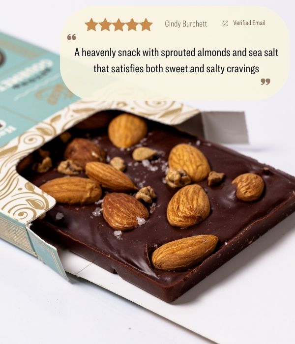 Sprouted Almond &amp; Sea Salt Bark