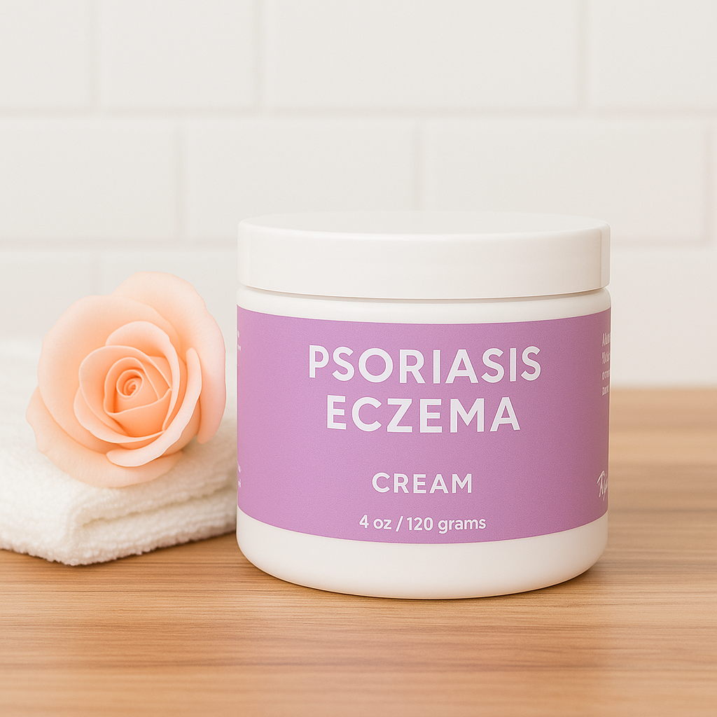 Psoriasis + Eczema Organic Cream - itchy skin - My American Goods